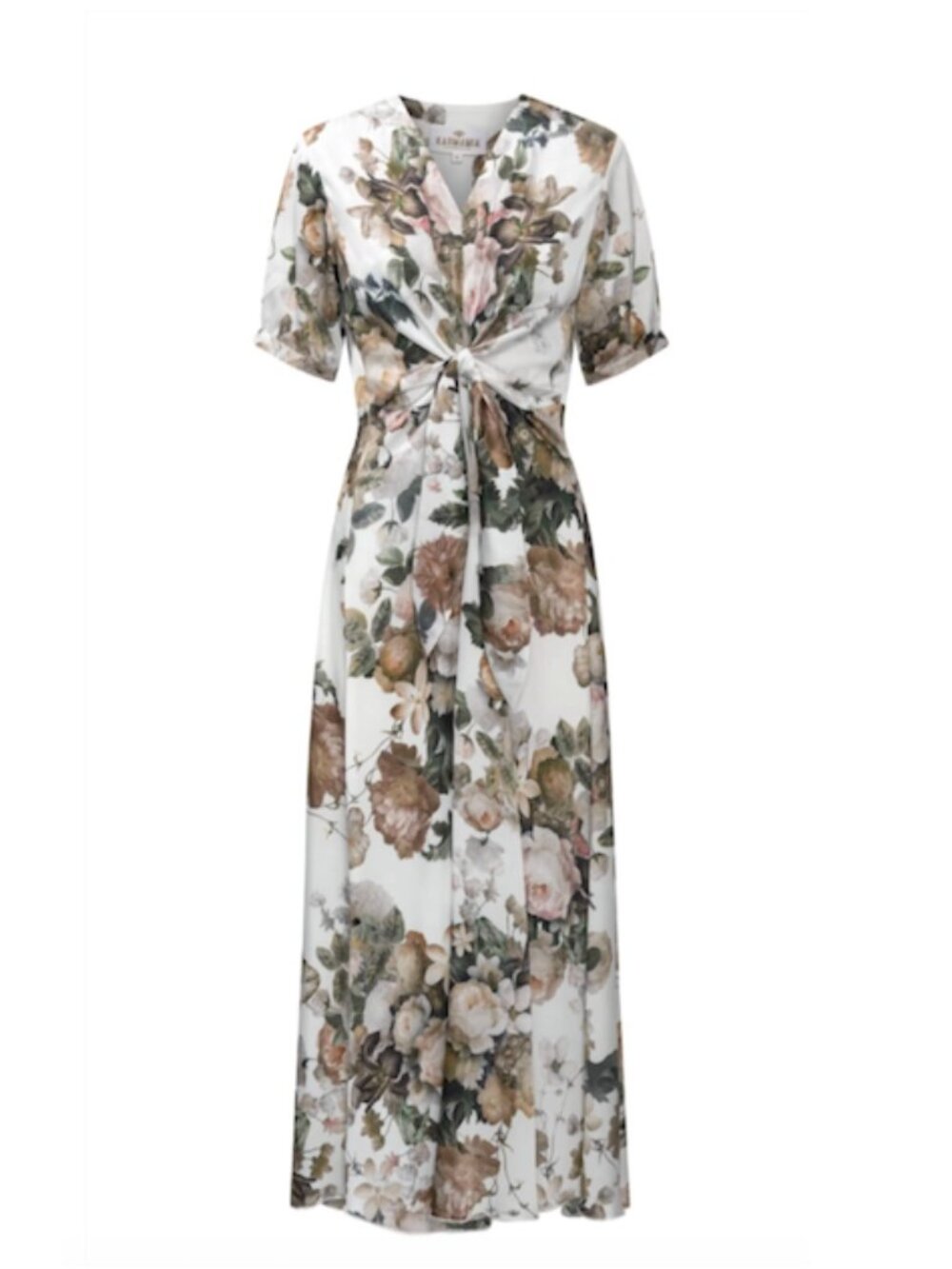 Karmamia Faye Maxi Dress Pale Bouquet Floral Romantic Elegant S